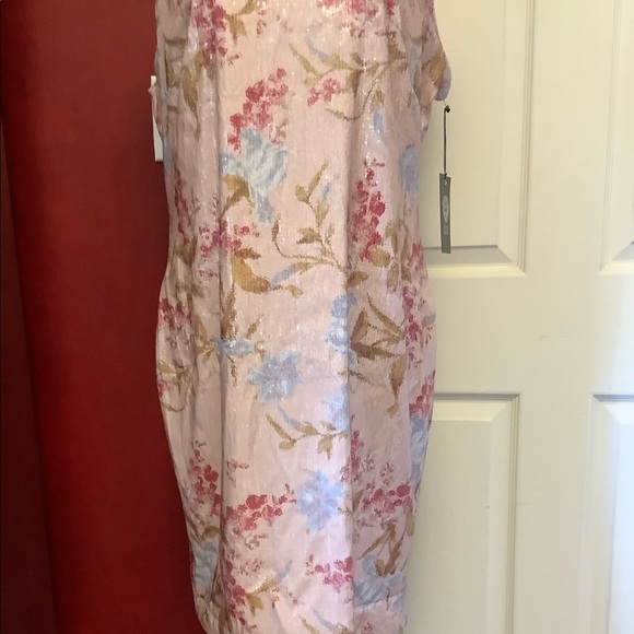 NWT Vince Camuto Sequin Floral Dress. Bought but never wore it. New w/tags - Picture 5 of 13